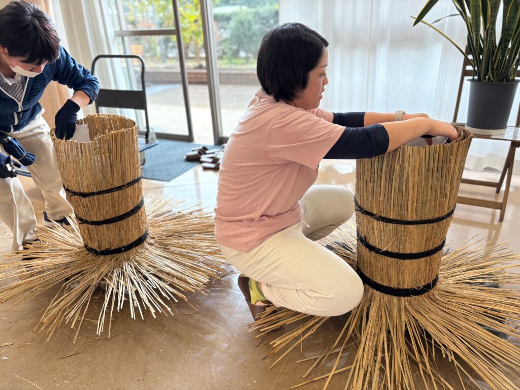 今年も職員で門松を手作りしました - 社会福祉法人美咲会