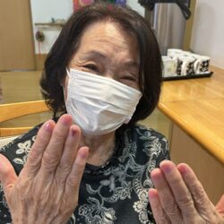 ネイルを楽しみました♪