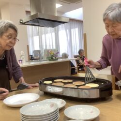ホットケーキ作り